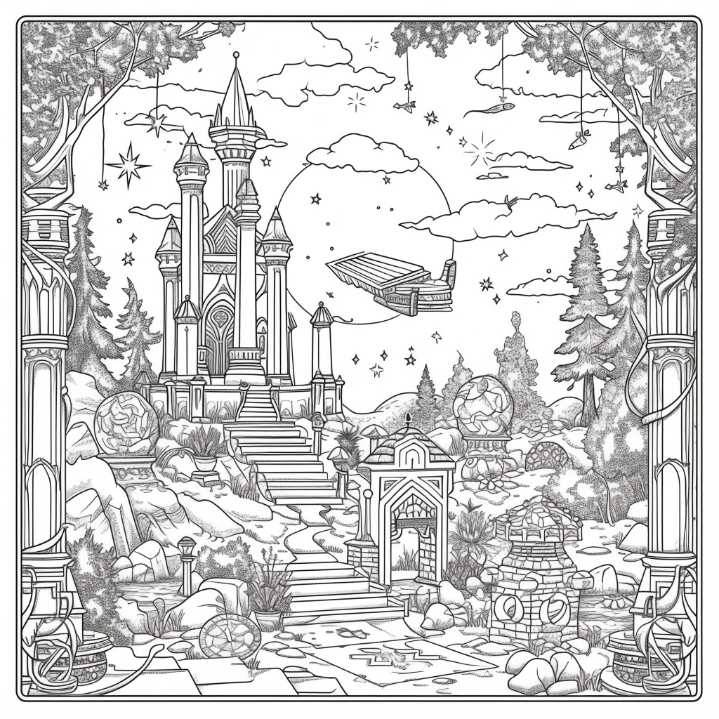 Starlight Hollow – A Whimsical Midnight Village