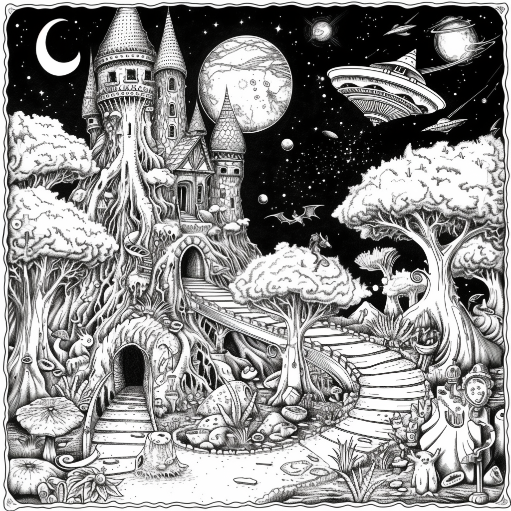 Starlight Hollow – A Whimsical Midnight Village