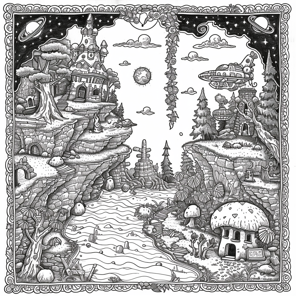 Starlight Hollow – A Whimsical Midnight Village