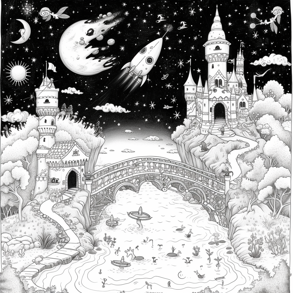 Starlight Hollow – A Whimsical Midnight Village