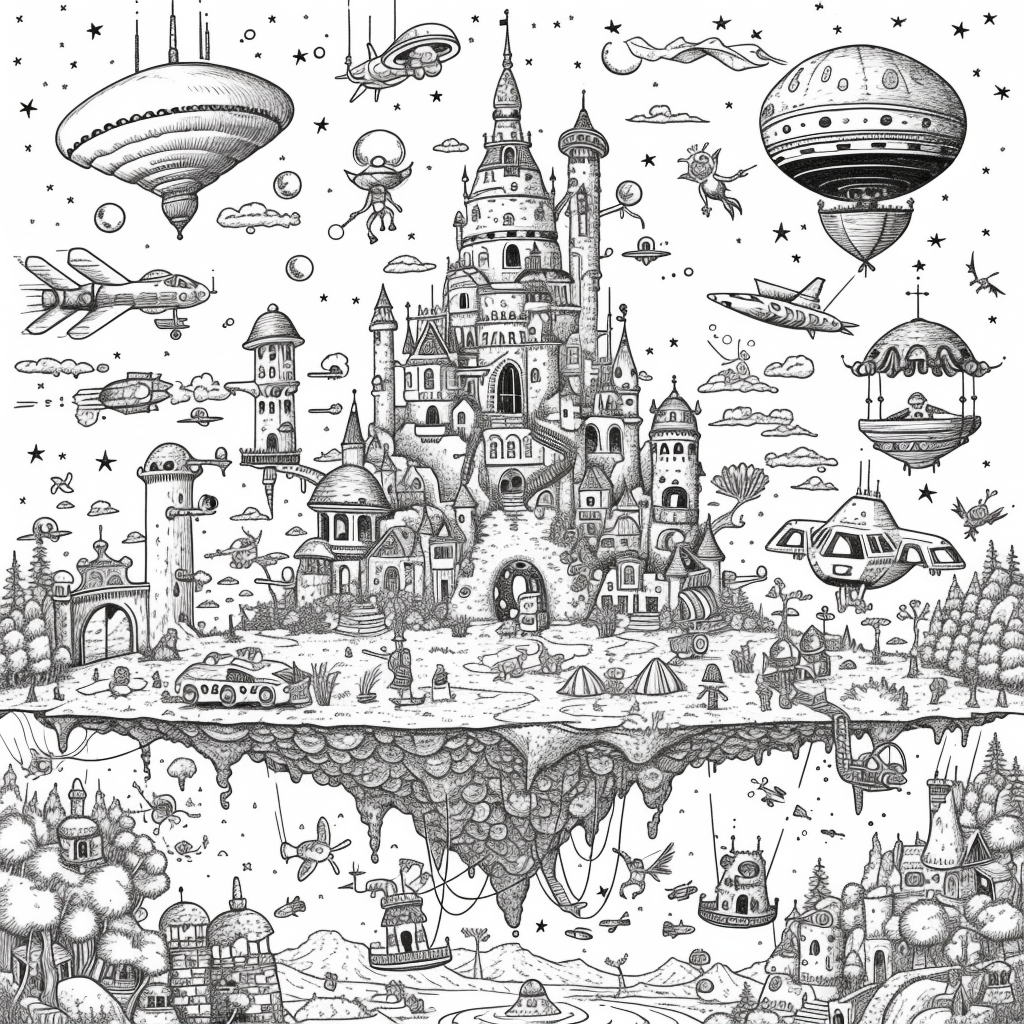 Whimsical Fairy Village – Enchanted Treehouse Homes in a Magical Land