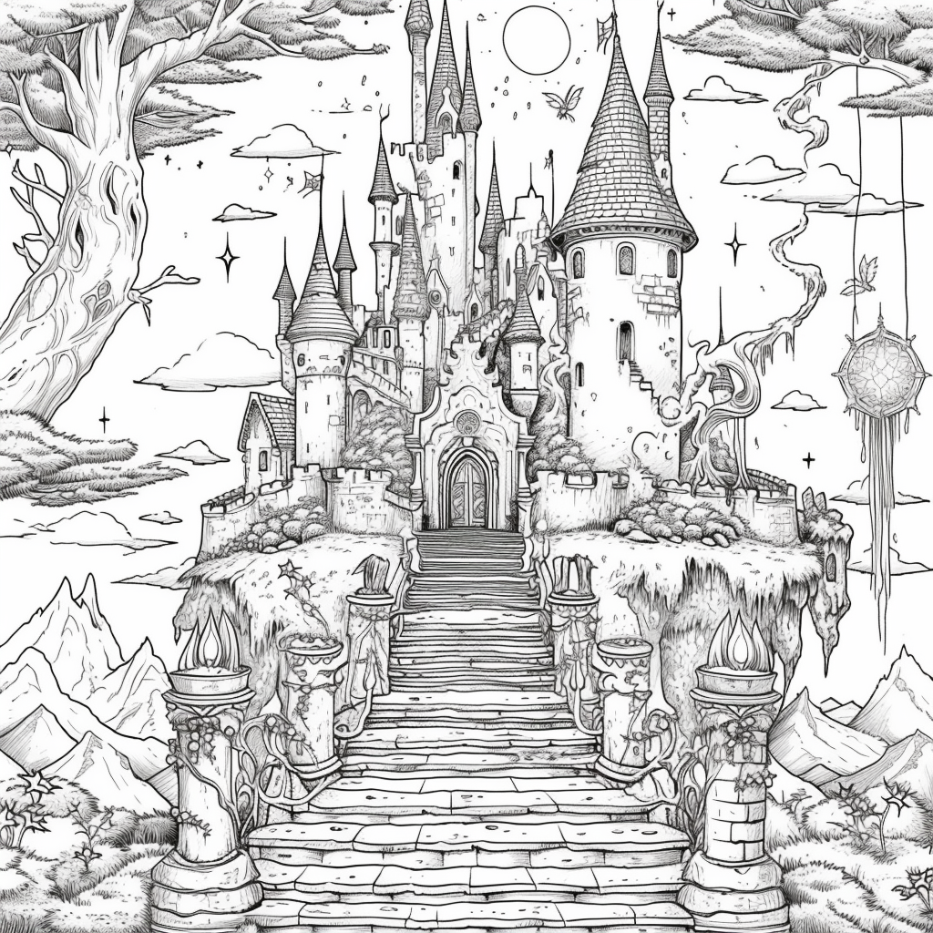Whimsical Fairy Village – Enchanted Treehouse Homes in a Magical Land