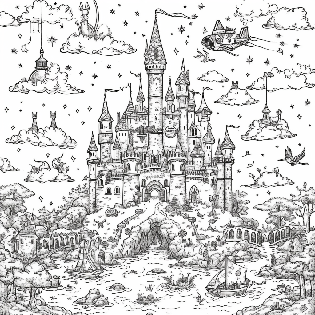 Whimsical Fairy Village – Enchanted Treehouse Homes in a Magical Land