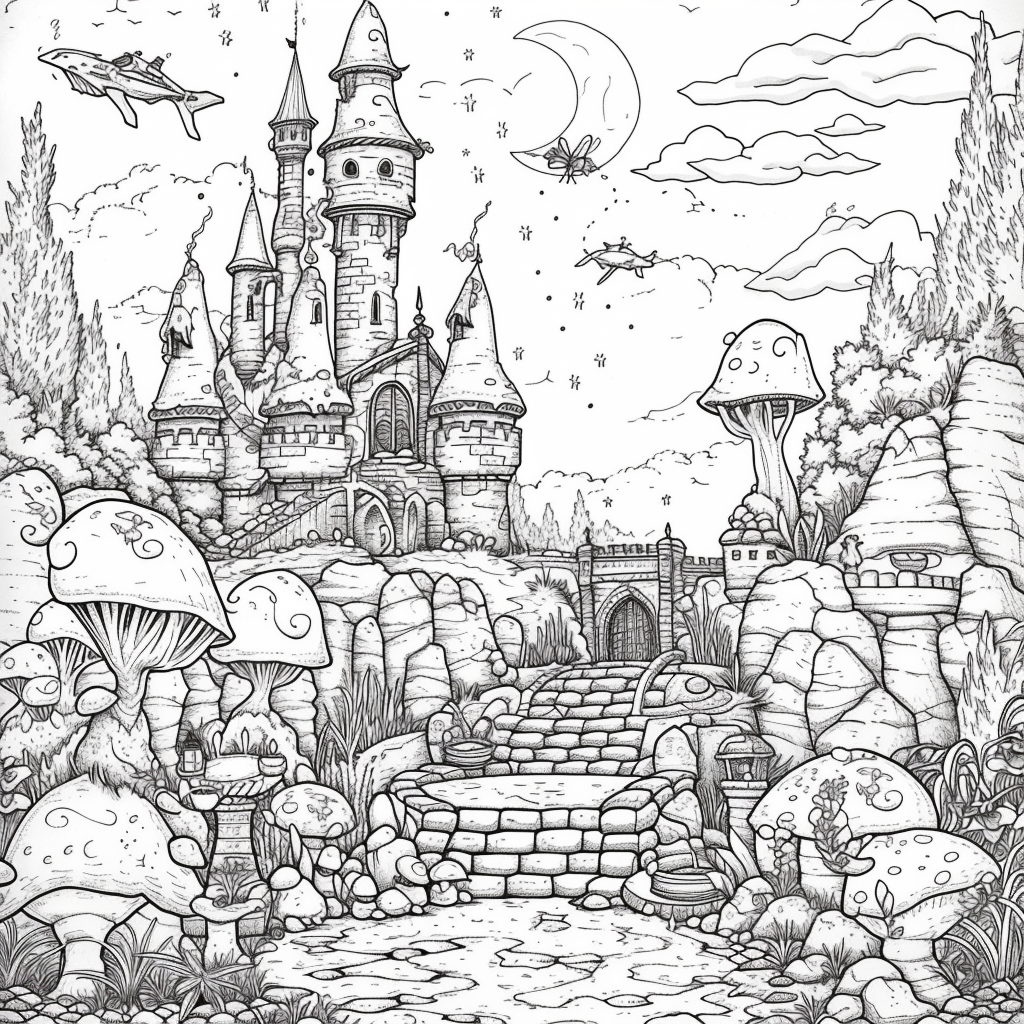 Whimsical Fairy Village – Enchanted Treehouse Homes in a Magical Land