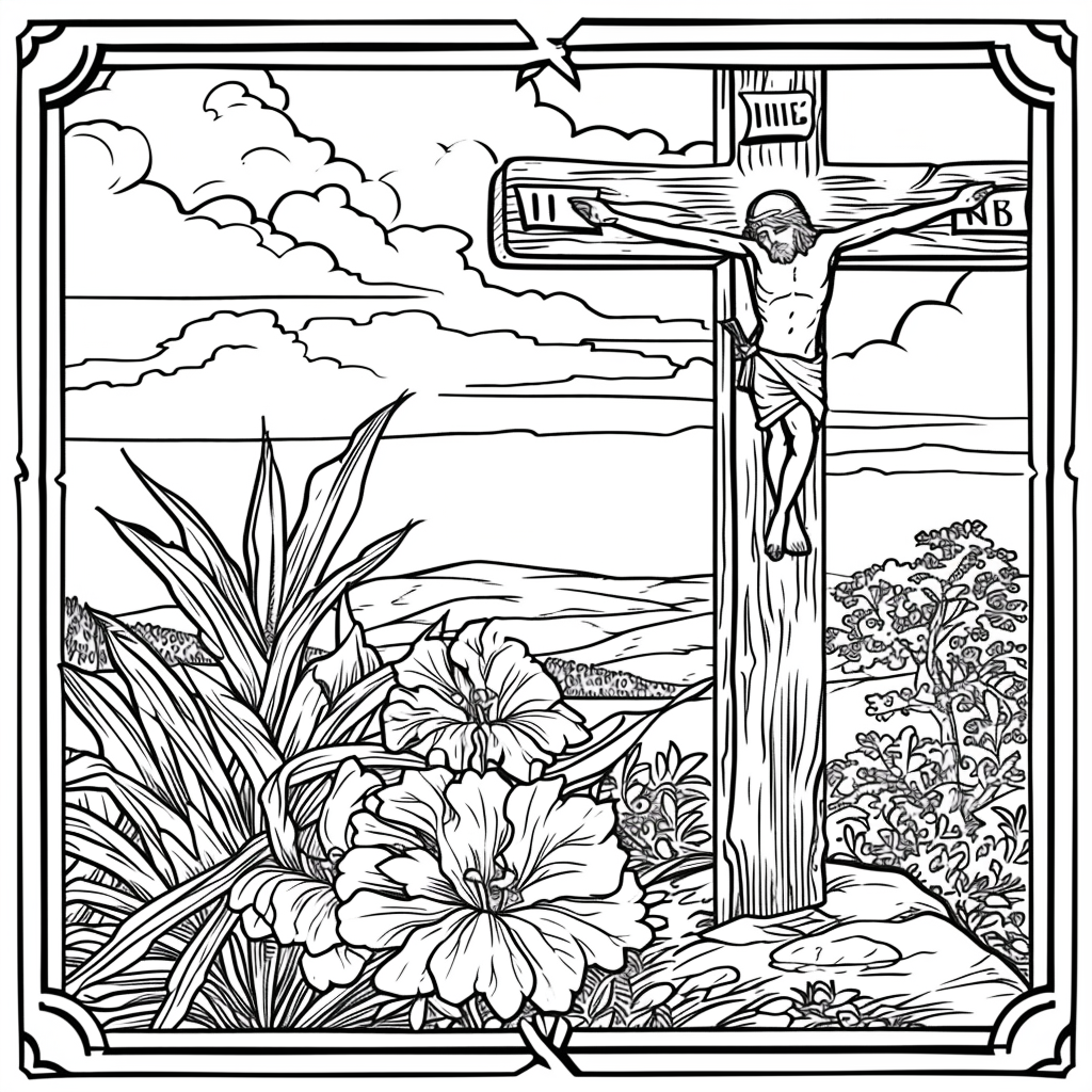 The Cross of Eternal Light in the Garden of Life