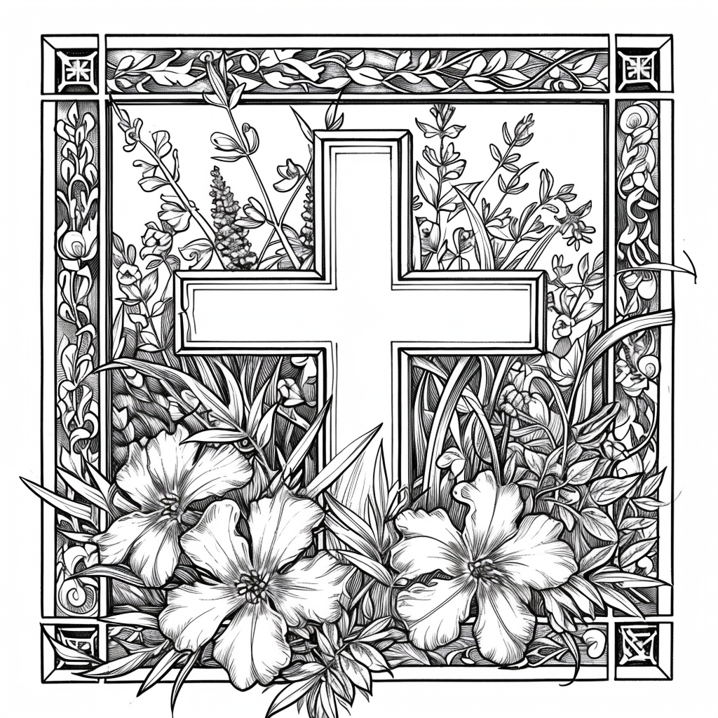 The Cross of Eternal Light in the Garden of Life