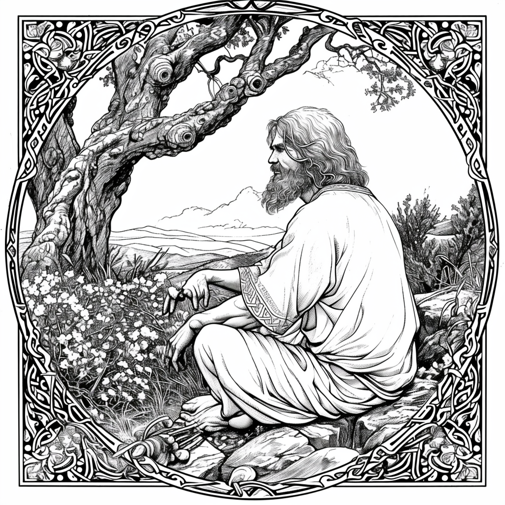 The Cross of Eternal Light in the Garden of Life
