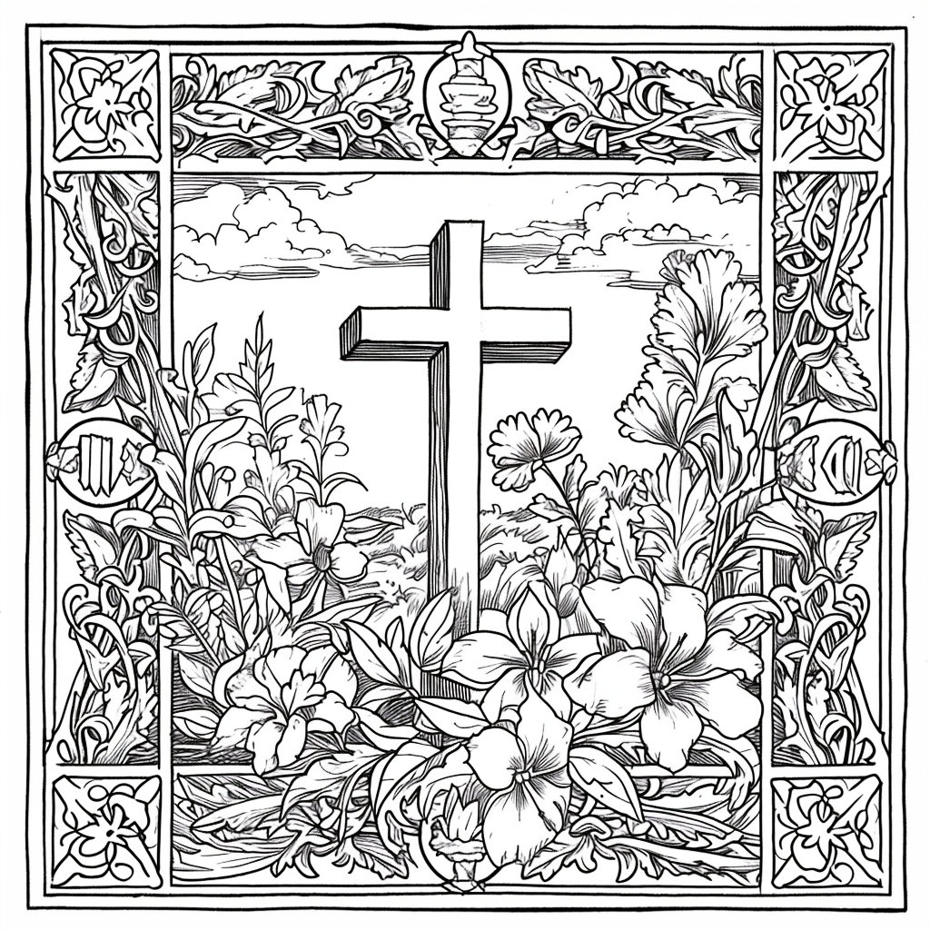 The Cross of Eternal Light in the Garden of Life