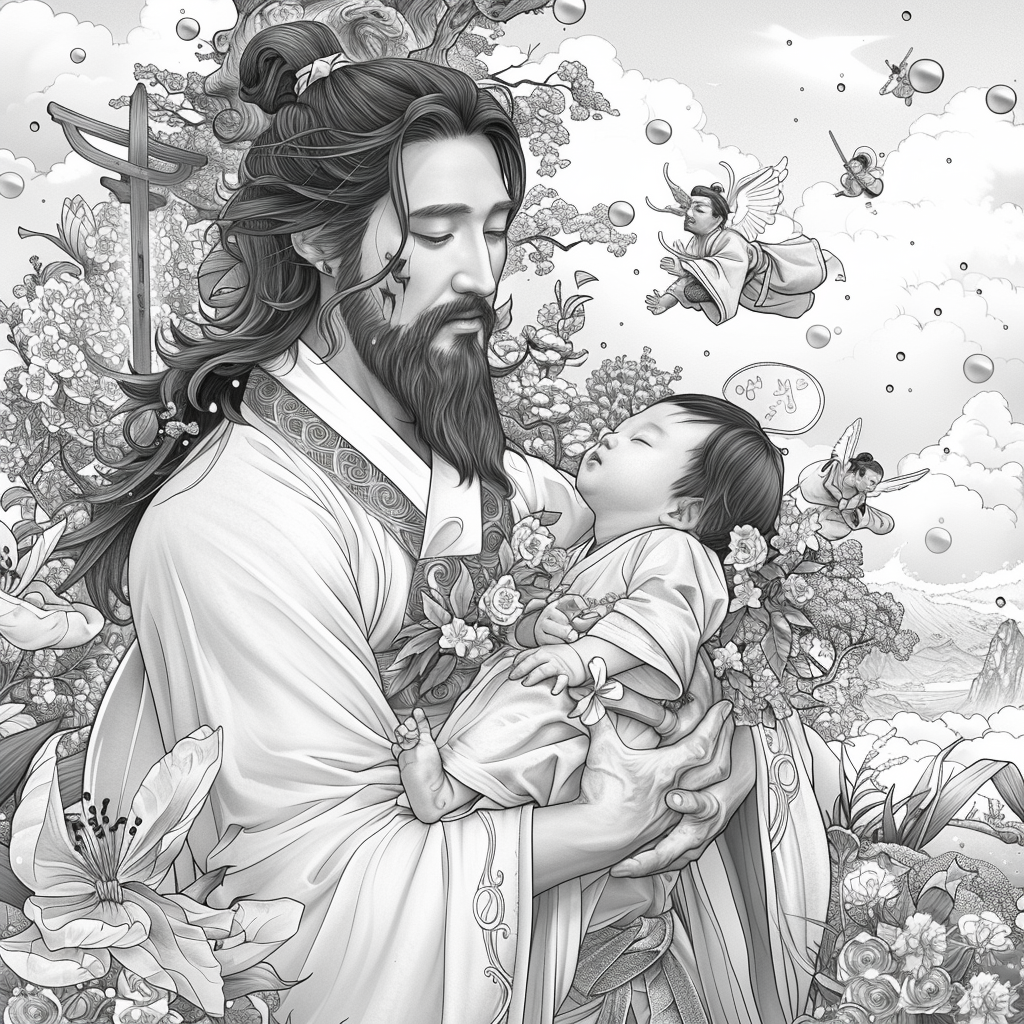 Eternal Embrace – The Shepherd’s Love for the Innocent