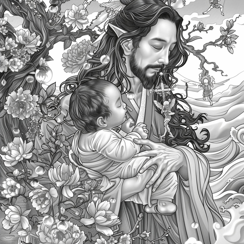 Eternal Embrace – The Shepherd’s Love for the Innocent