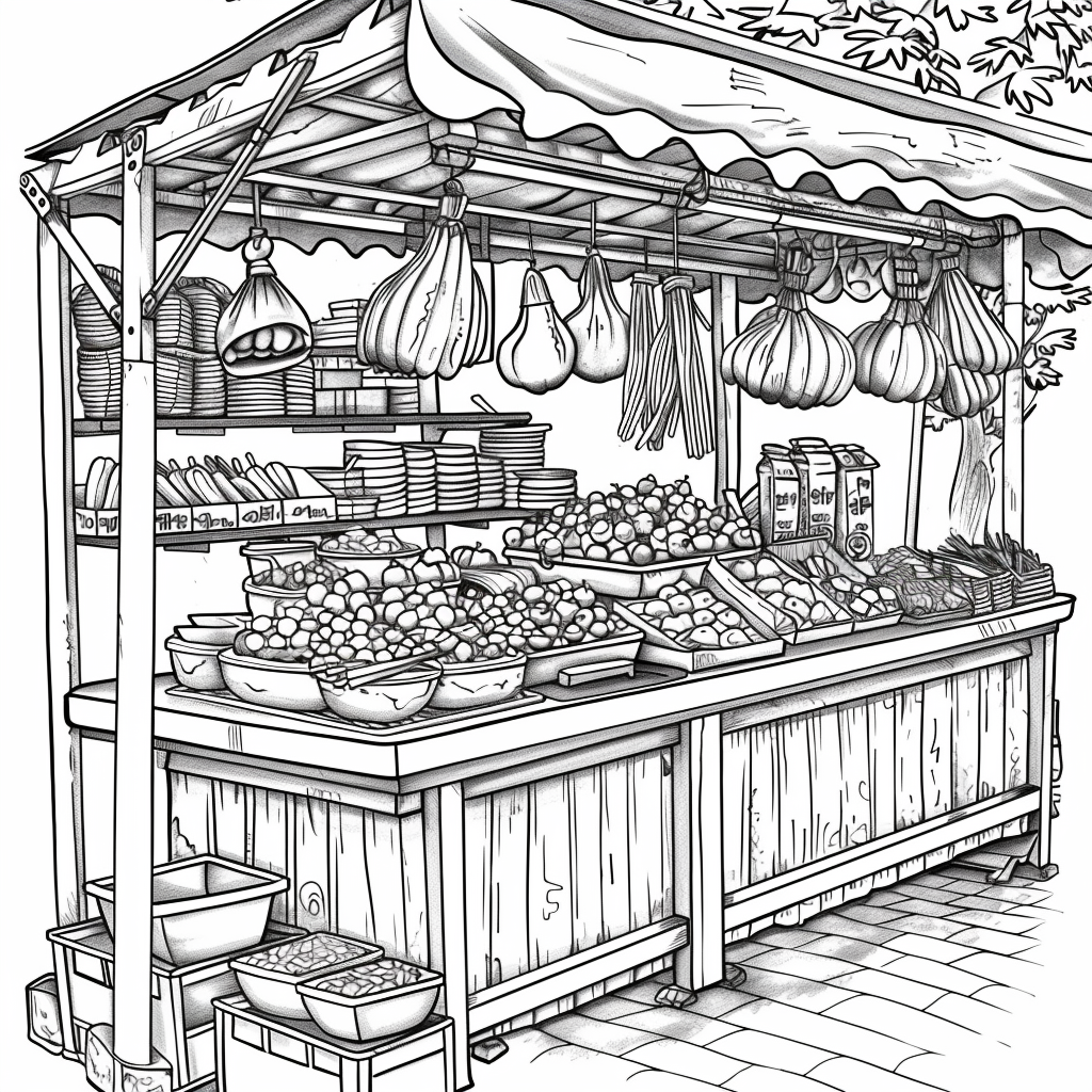 A Day at the Korean Street Market
