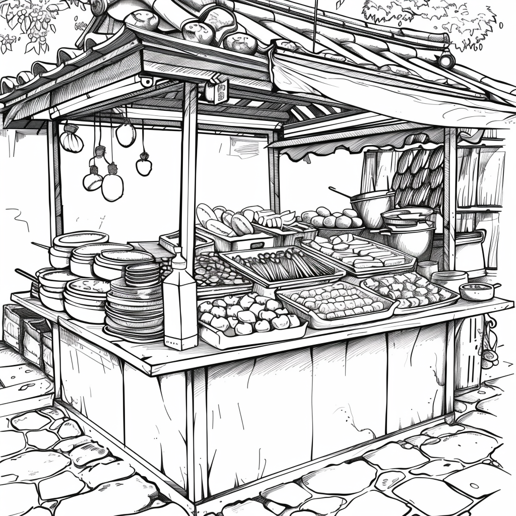 A Day at the Korean Street Market