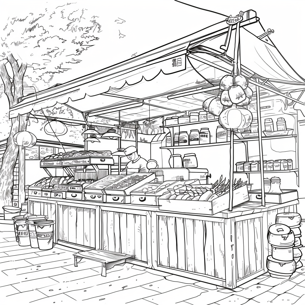 A Day at the Korean Street Market