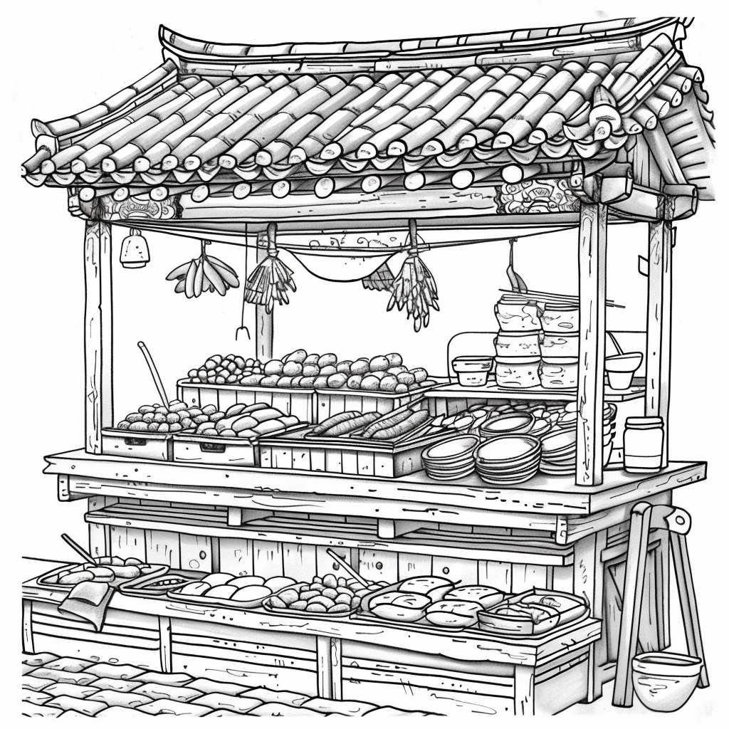 A Day at the Korean Street Market