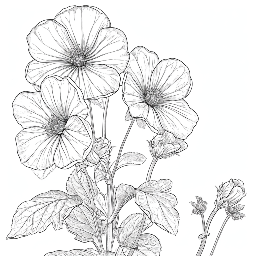 Vintage Botanical Bloom – A Celebration of Nature’s Elegance