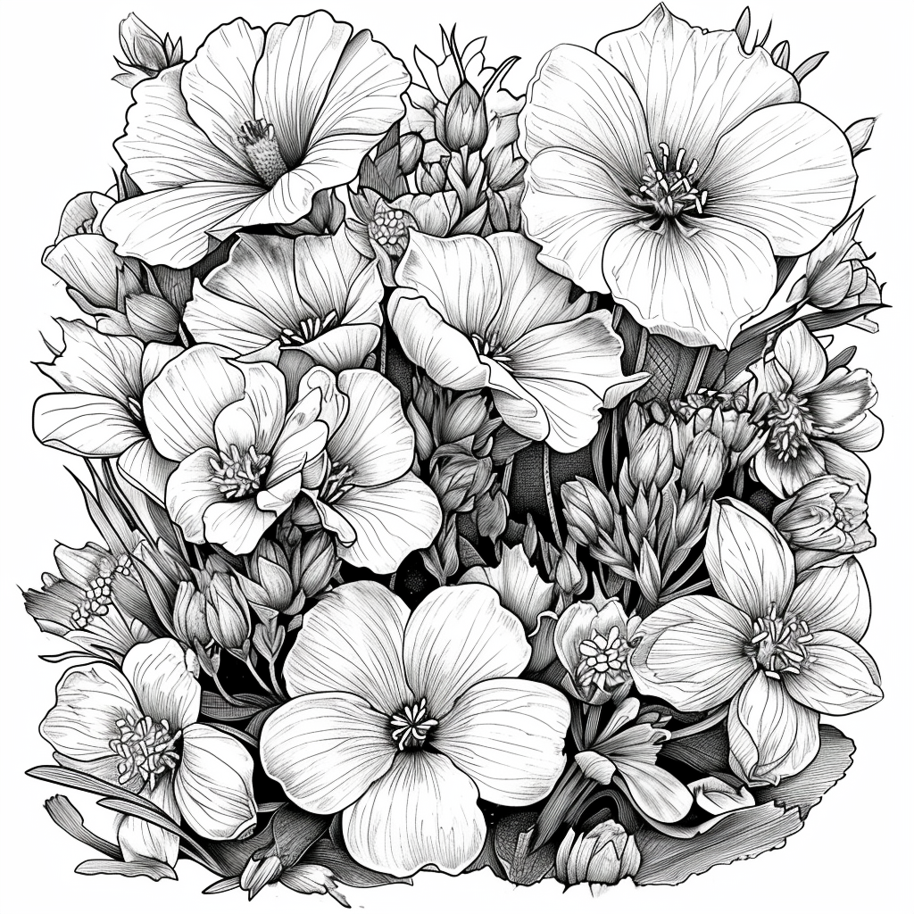 Vintage Botanical Bloom – A Celebration of Nature’s Elegance
