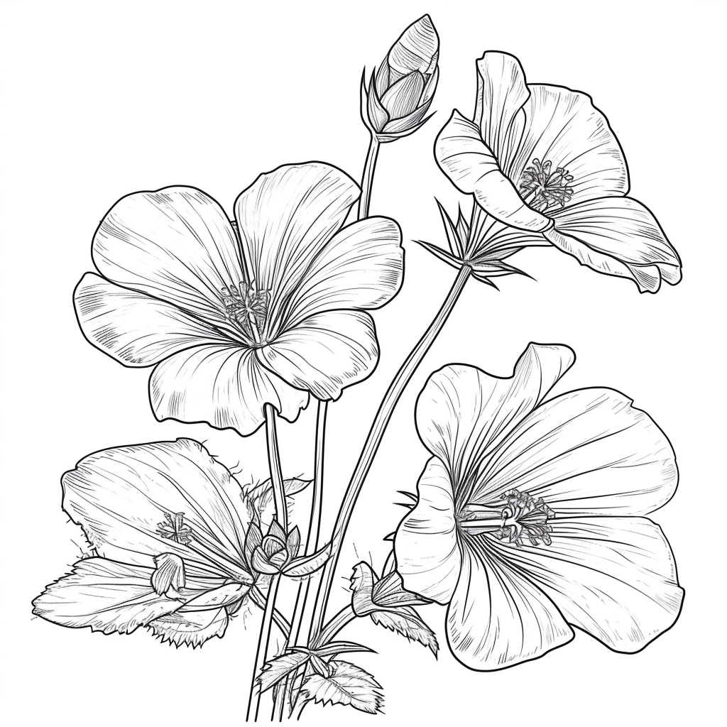 Vintage Botanical Bloom – A Celebration of Nature’s Elegance