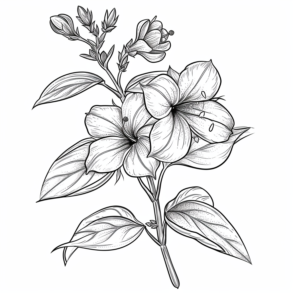 Vintage Botanical Bloom – A Celebration of Nature’s Elegance