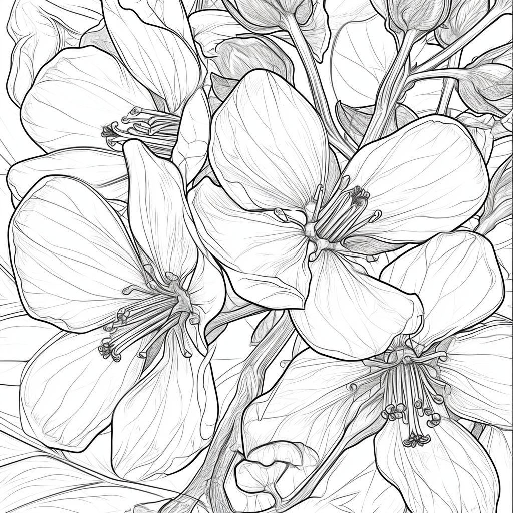 Vintage Botanical Bloom – A Celebration of Nature’s Elegance