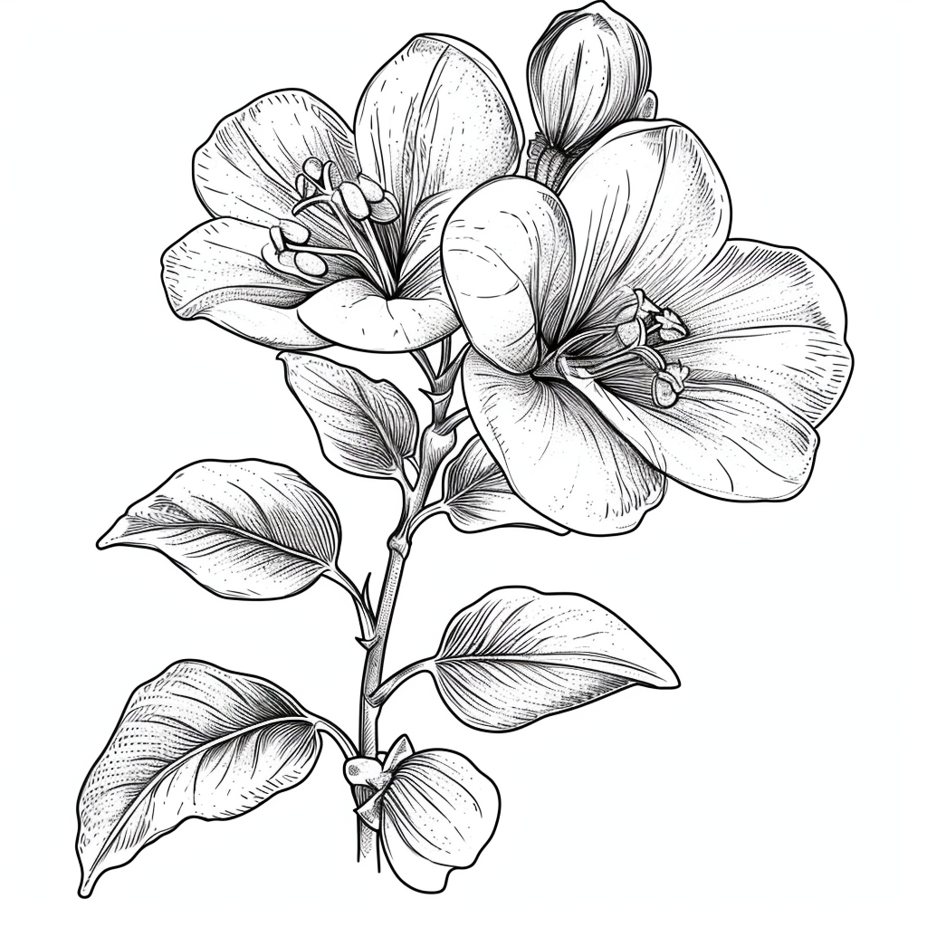 Vintage Botanical Bloom – A Celebration of Nature’s Elegance