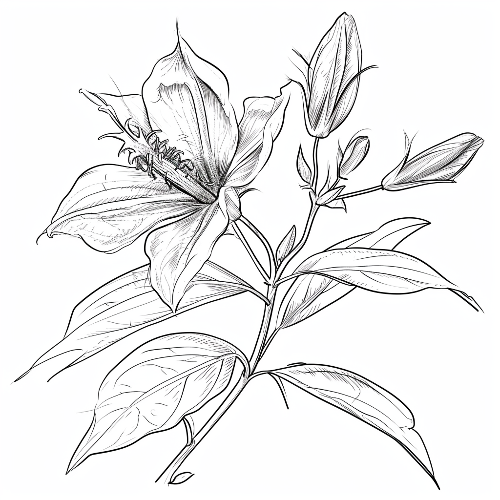 Vintage Botanical Bloom – A Celebration of Nature’s Elegance