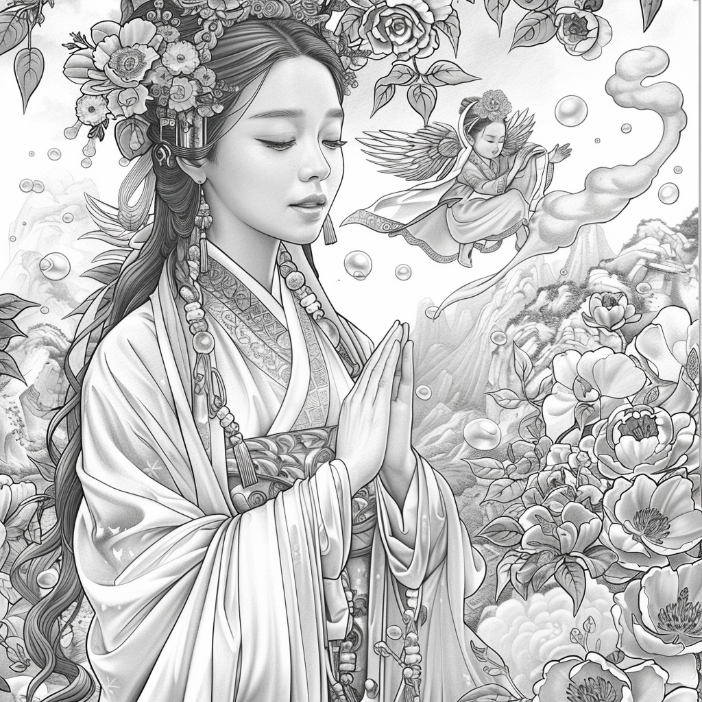 Whispers of Spring: The Blossom Maiden