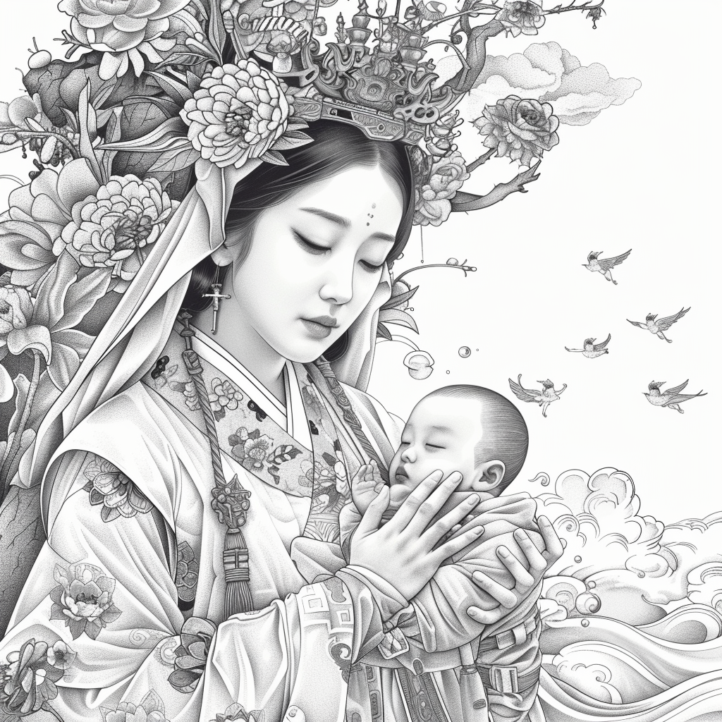 Moonlit Sanctuary – The Mother’s Embrace