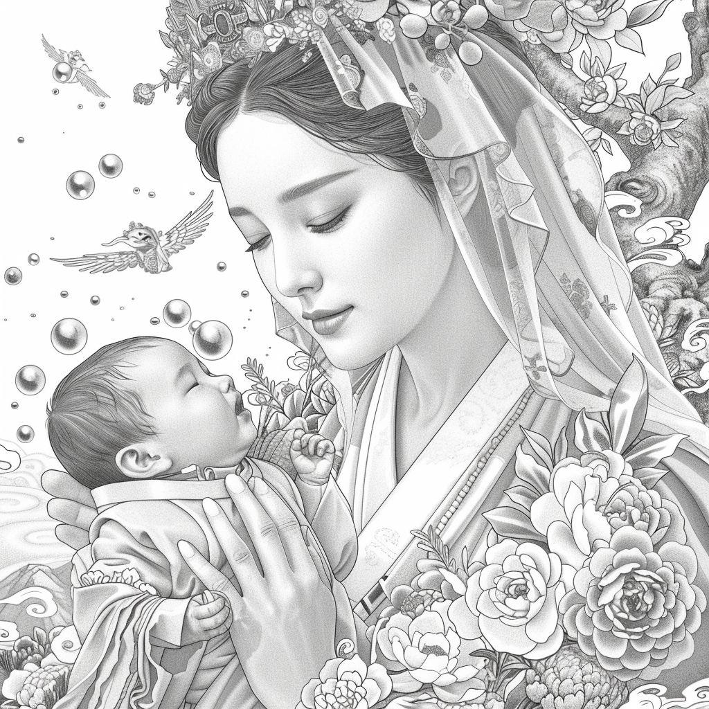 The Floral Madonna of Ocean Prayers