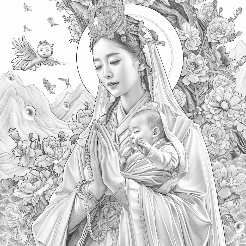 Moonlit Sanctuary – The Mother’s Embrace