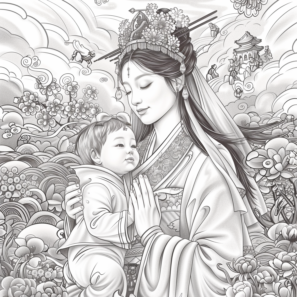 Moonlit Sanctuary – The Mother’s Embrace