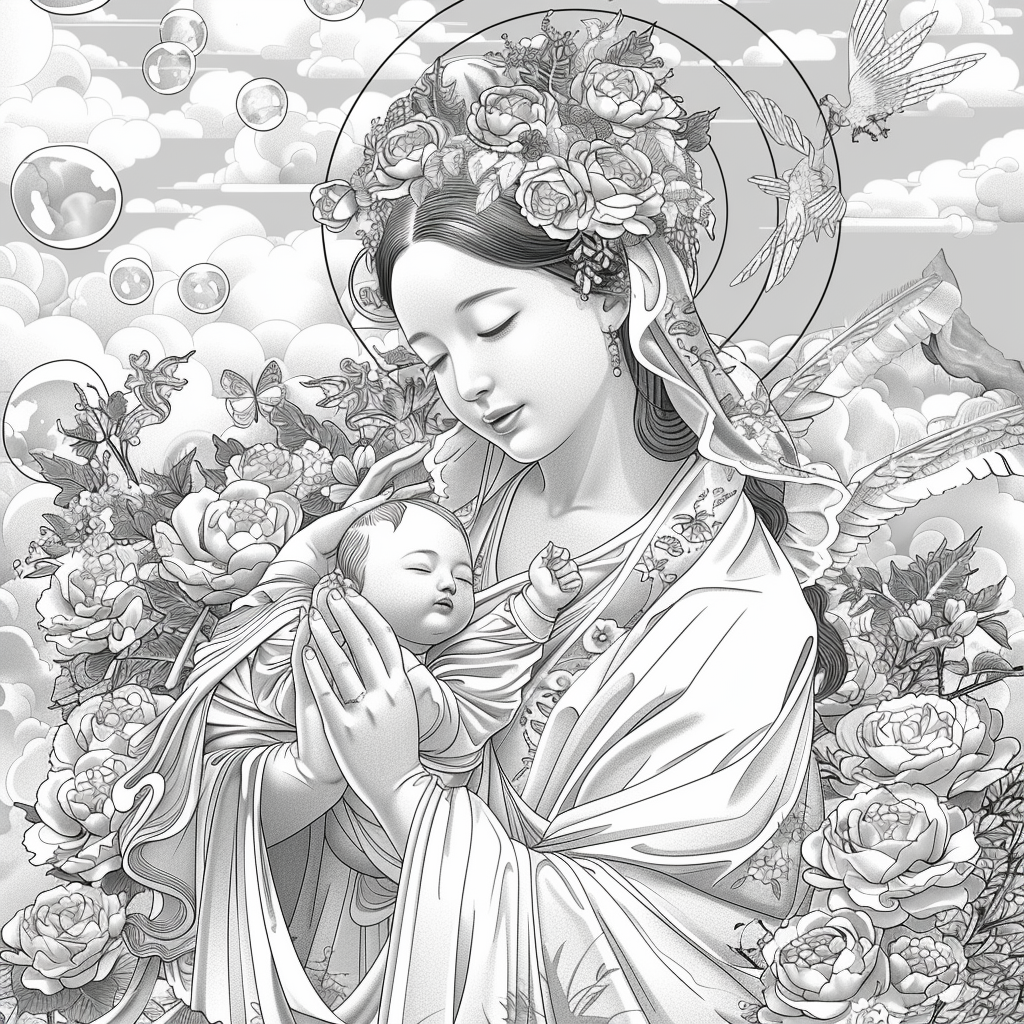 Moonlit Sanctuary – The Mother’s Embrace