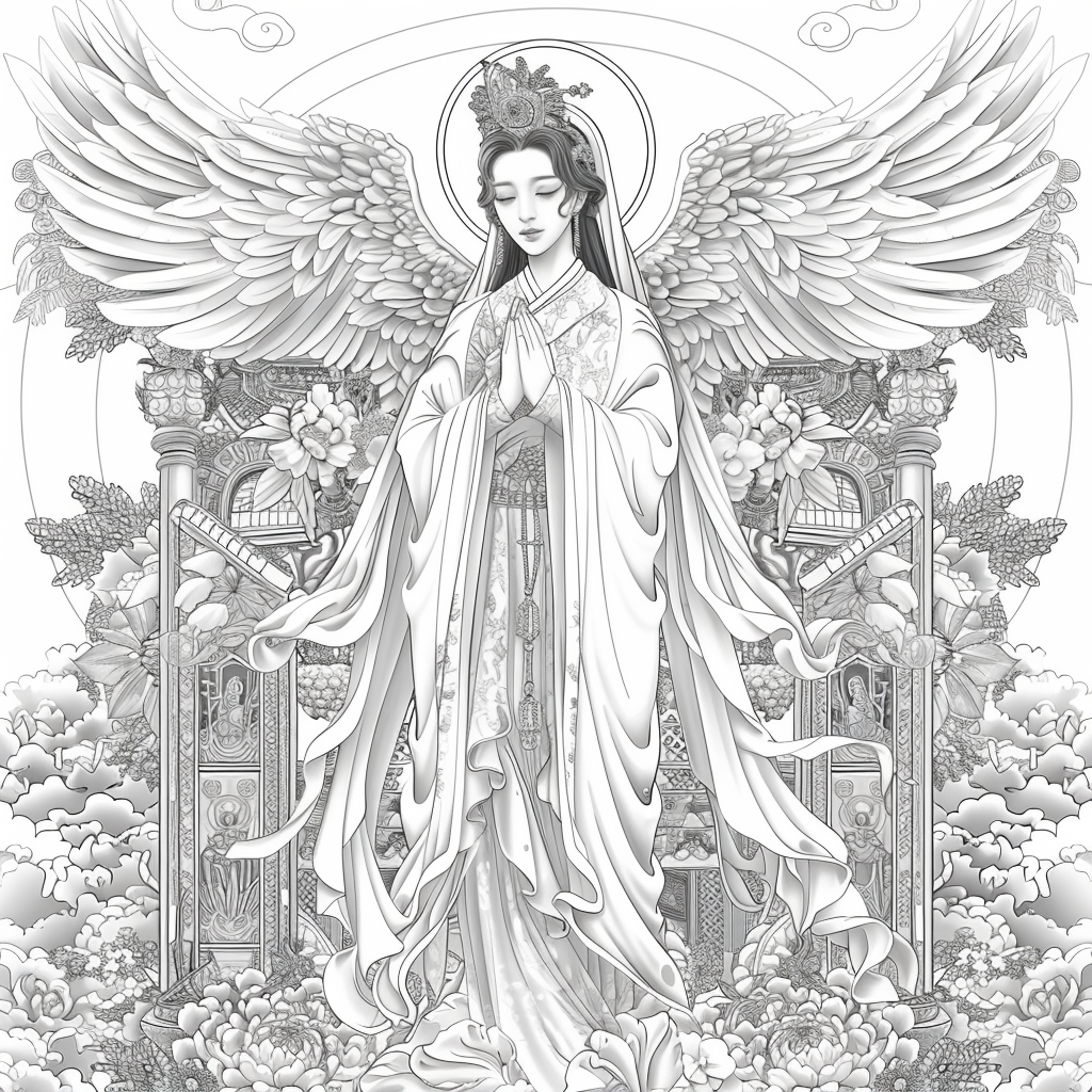 Celestial Goddess – Blessing of Peace and Life
