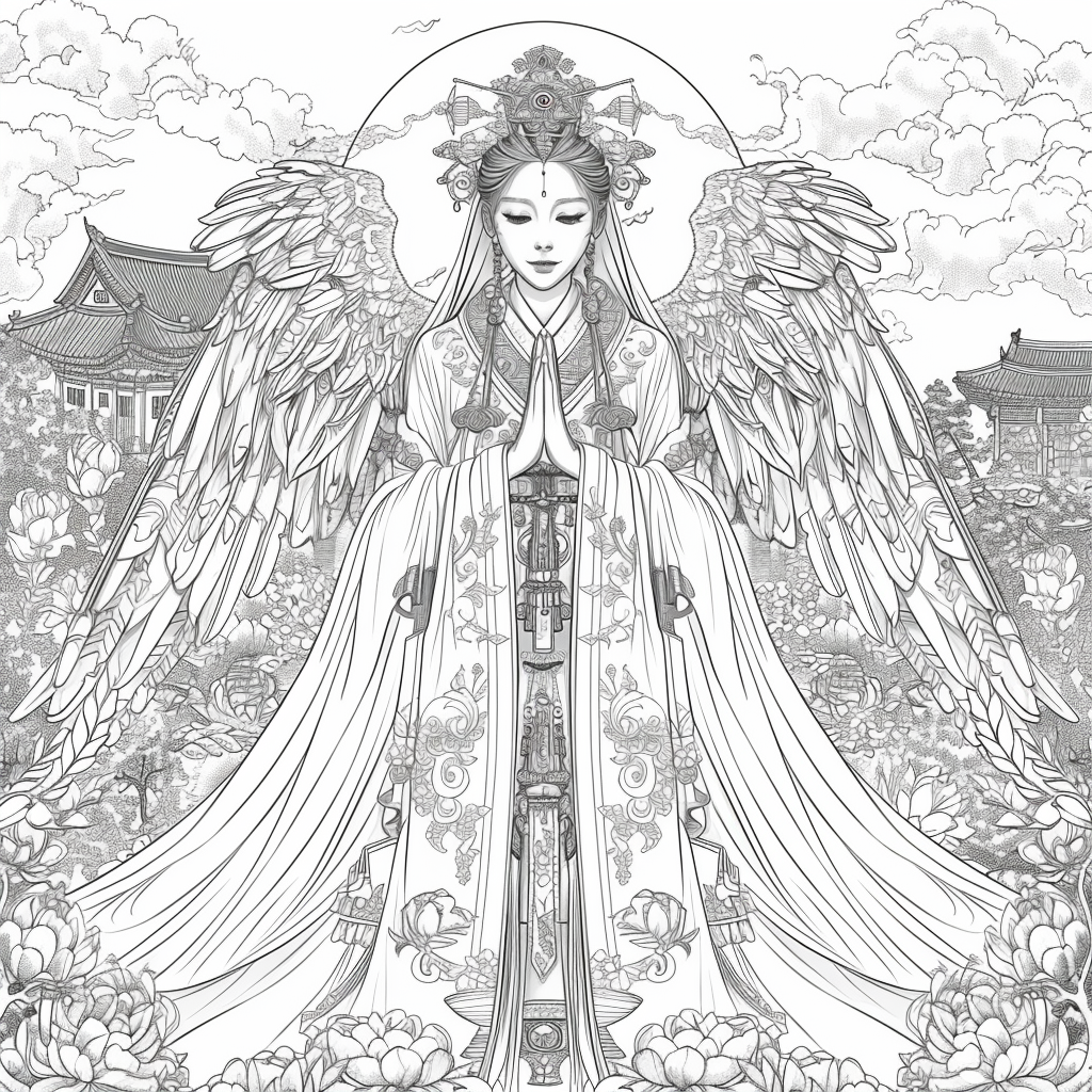 The Celestial Empress with Phoenix Wings