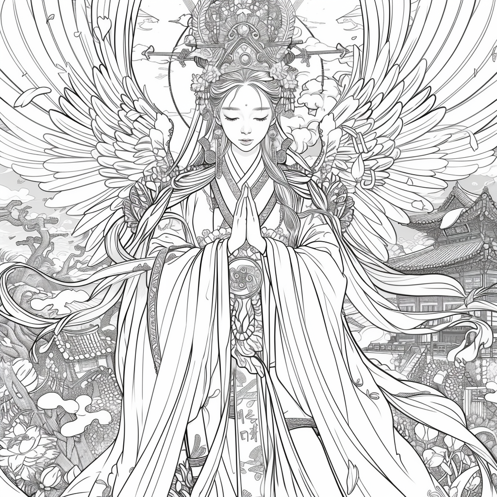 Celestial Goddess – Blessing of Peace and Life