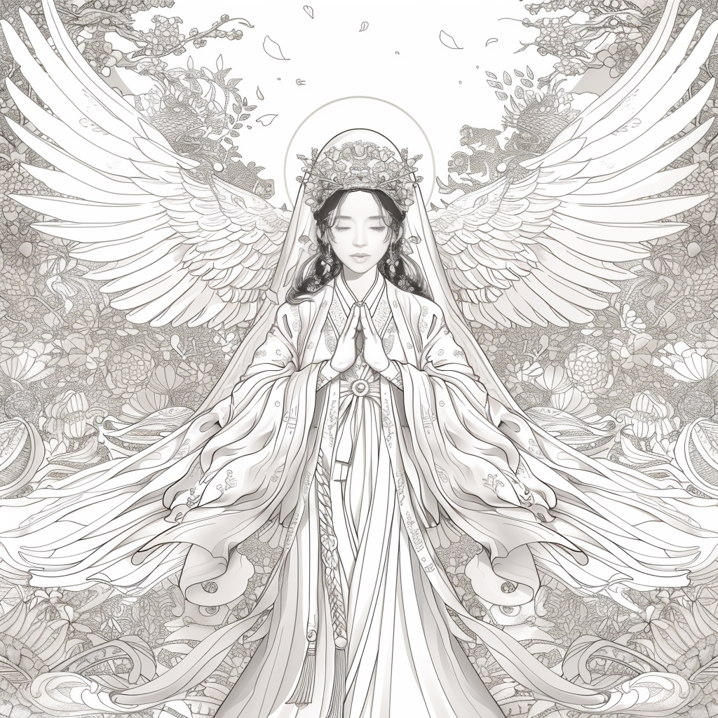 Celestial Goddess – Blessing of Peace and Life