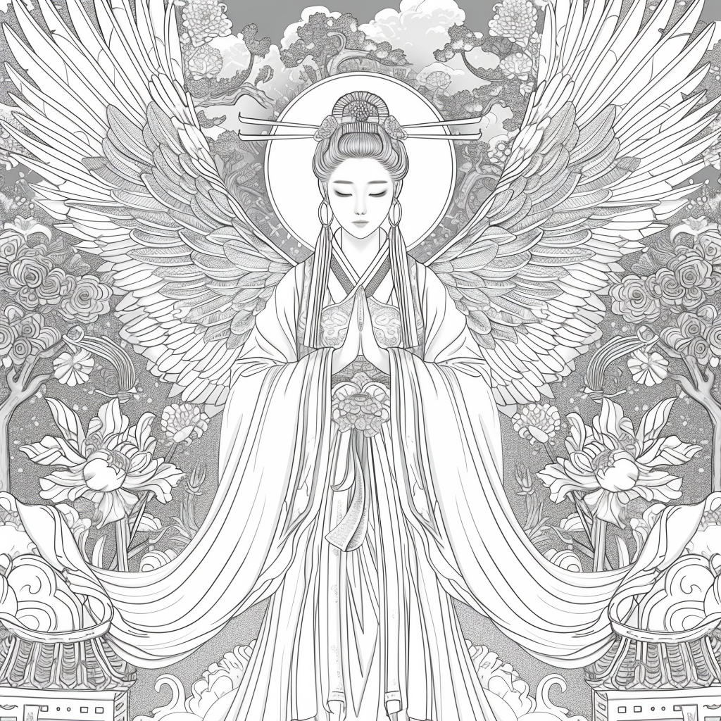 Celestial Goddess – Blessing of Peace and Life