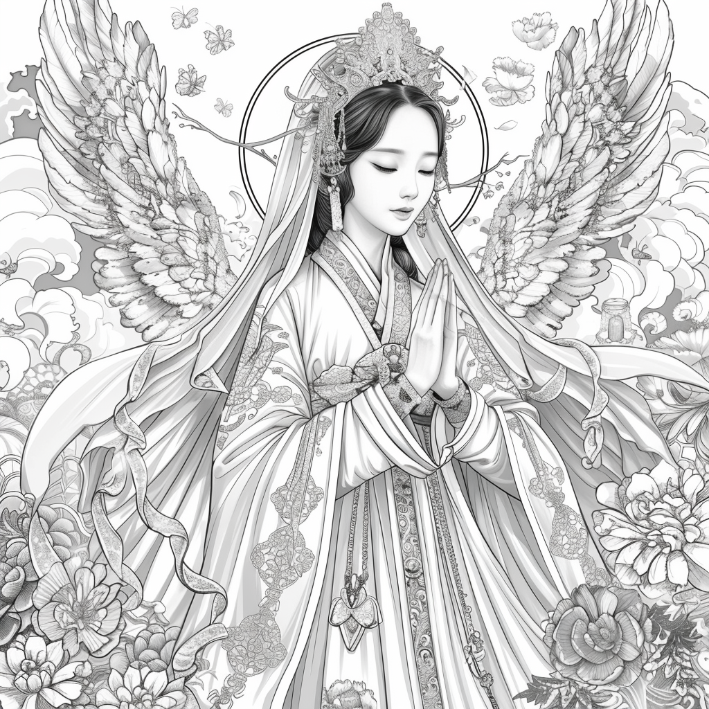 Celestial Goddess – Blessing of Peace and Life