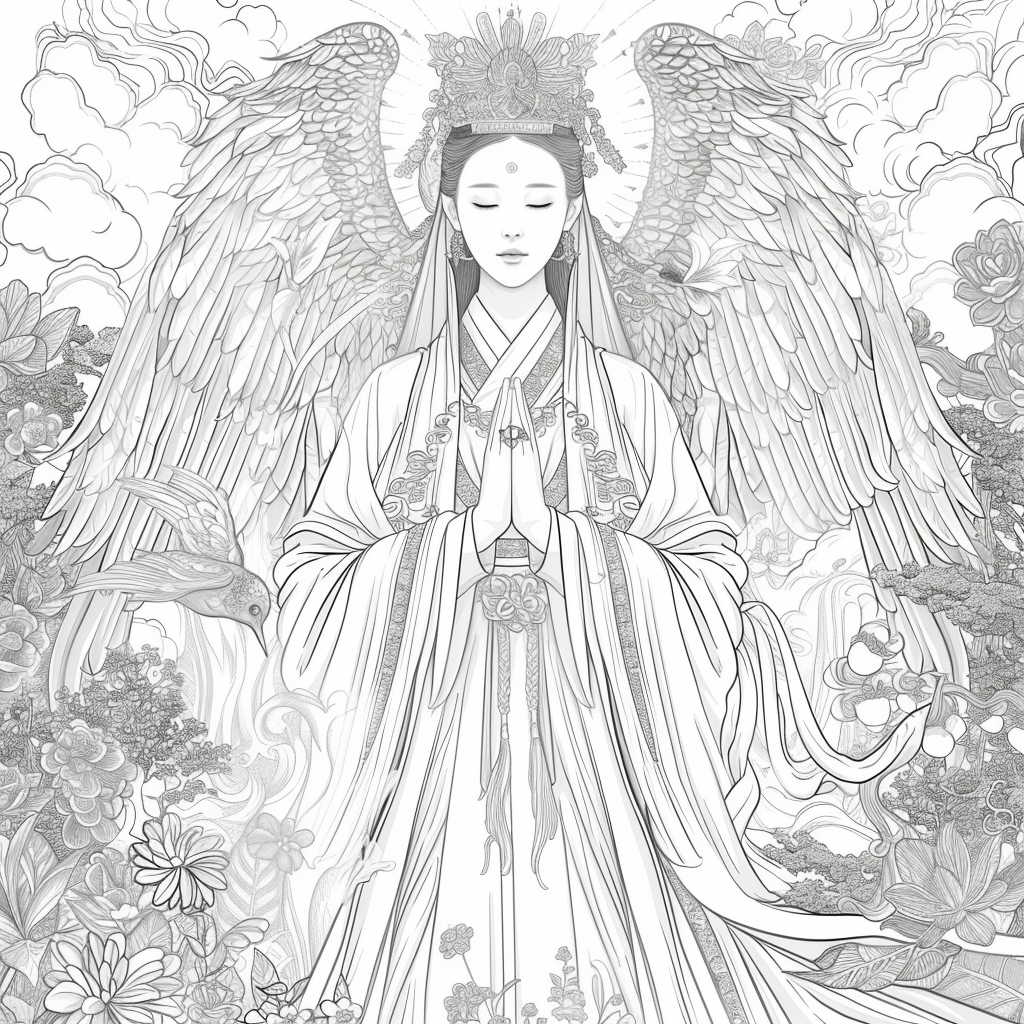 Harmony of eleganceGolden Dawn Princess of Blossoms