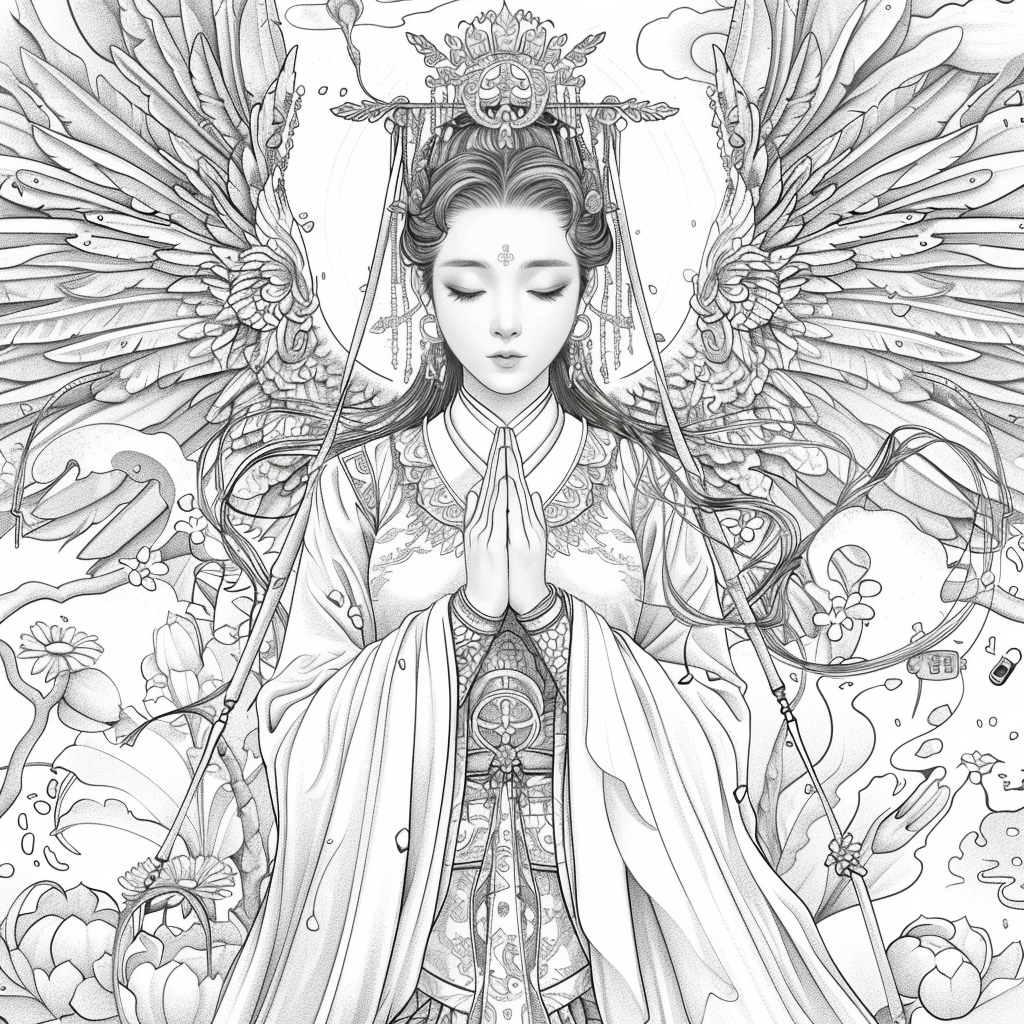 Celestial Goddess – Blessing of Peace and Life