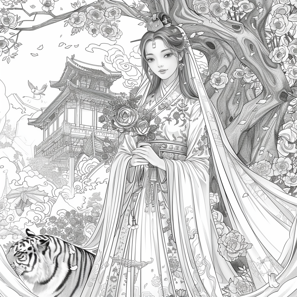 Divine Radiance – The Serene Lotus Priestess