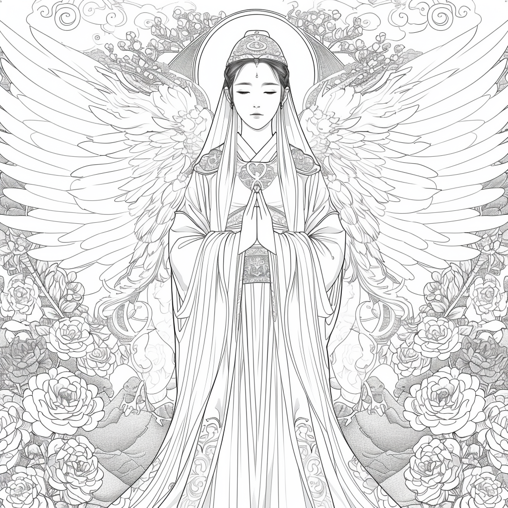 Celestial Goddess – Blessing of Peace and Life