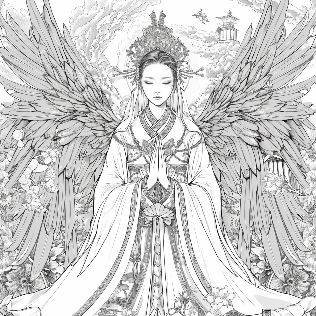 Celestial Goddess – Blessing of Peace and Life