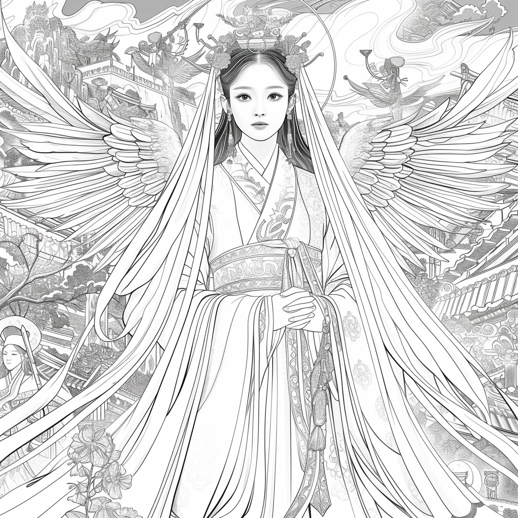 The Celestial Empress with Phoenix Wings