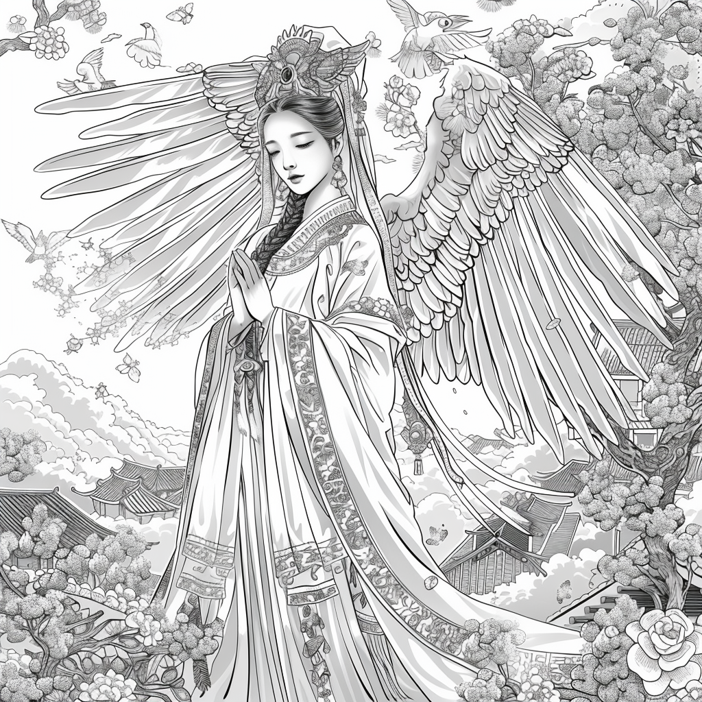 The Rainbow Hanbok Dancer