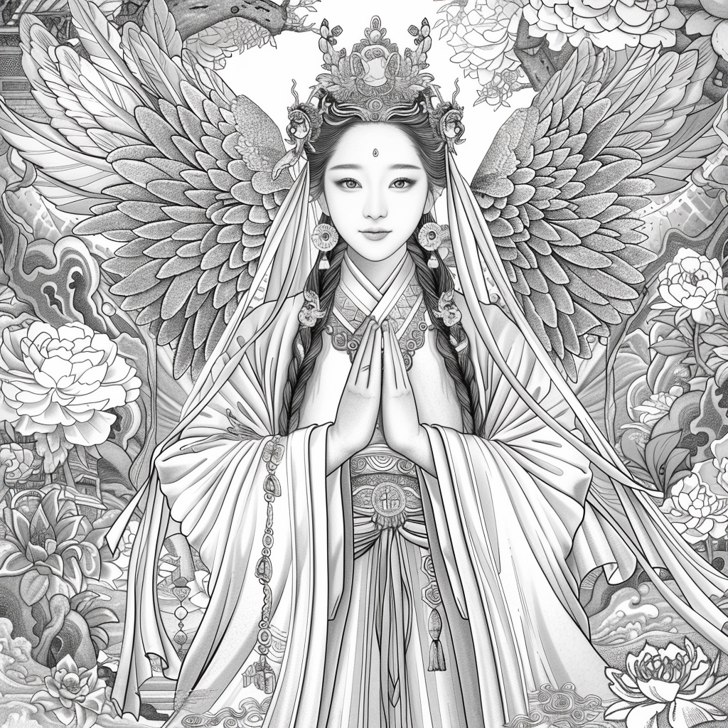The Rainbow Hanbok Dancer