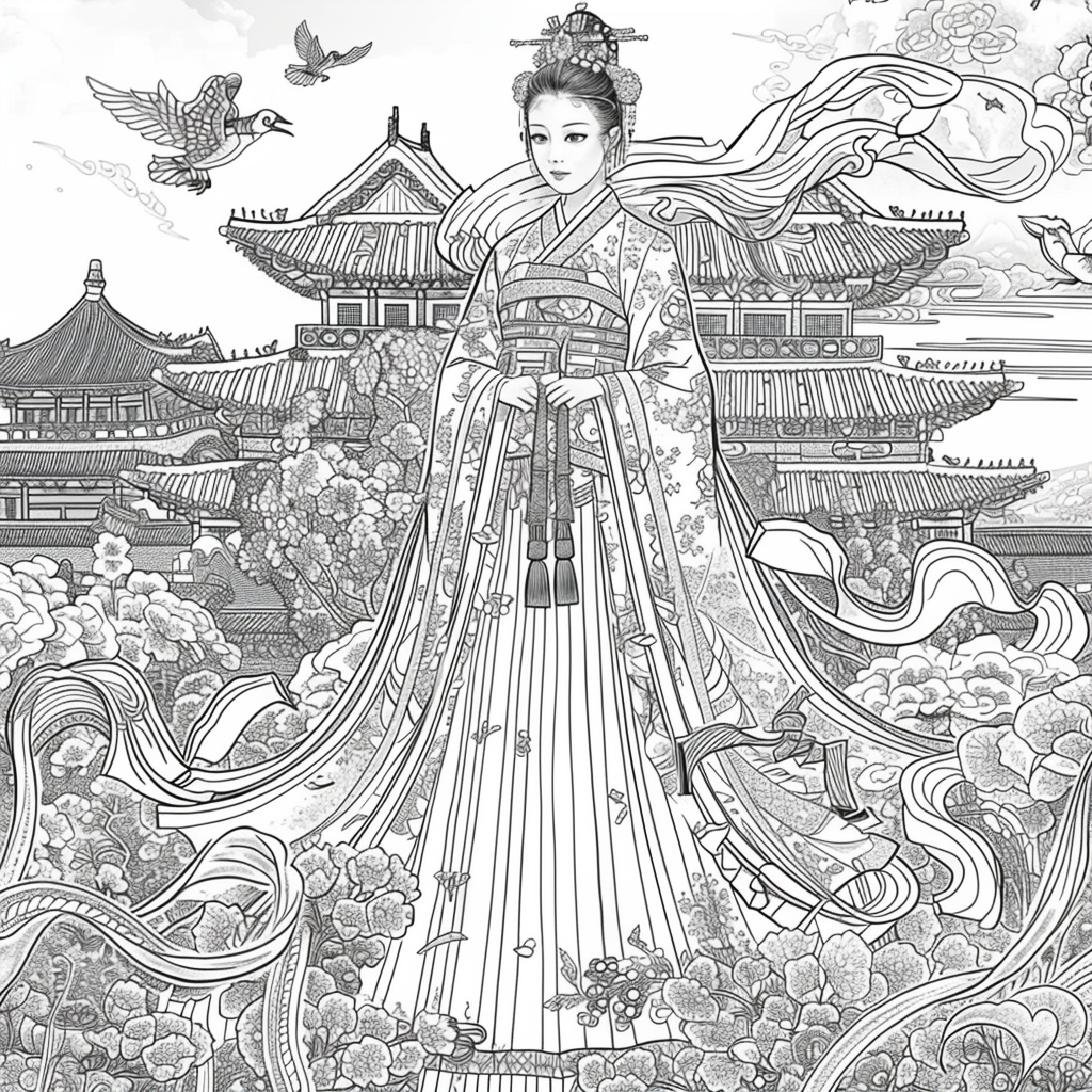 Whispers of Autumn: The Flowing Empress