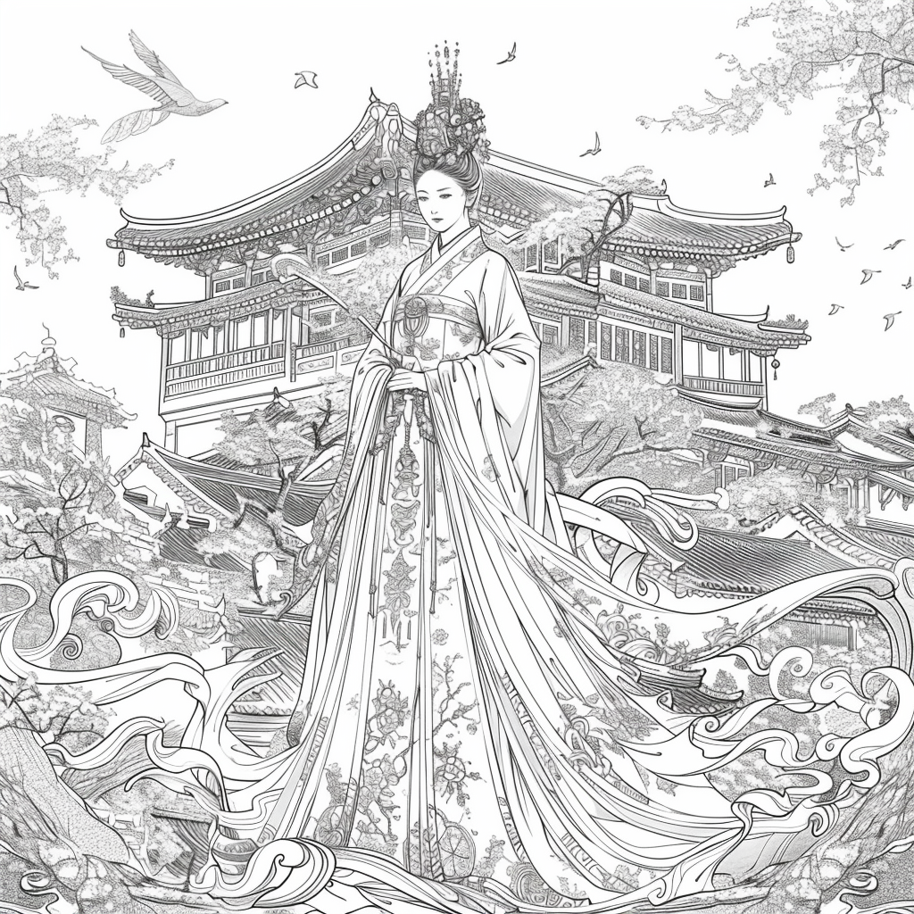 Whispers of Autumn: The Flowing Empress