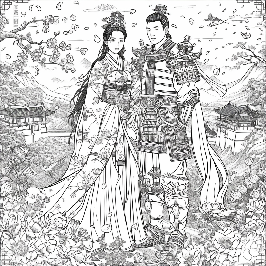 Imperial Lovers in a Blossom Kingdom