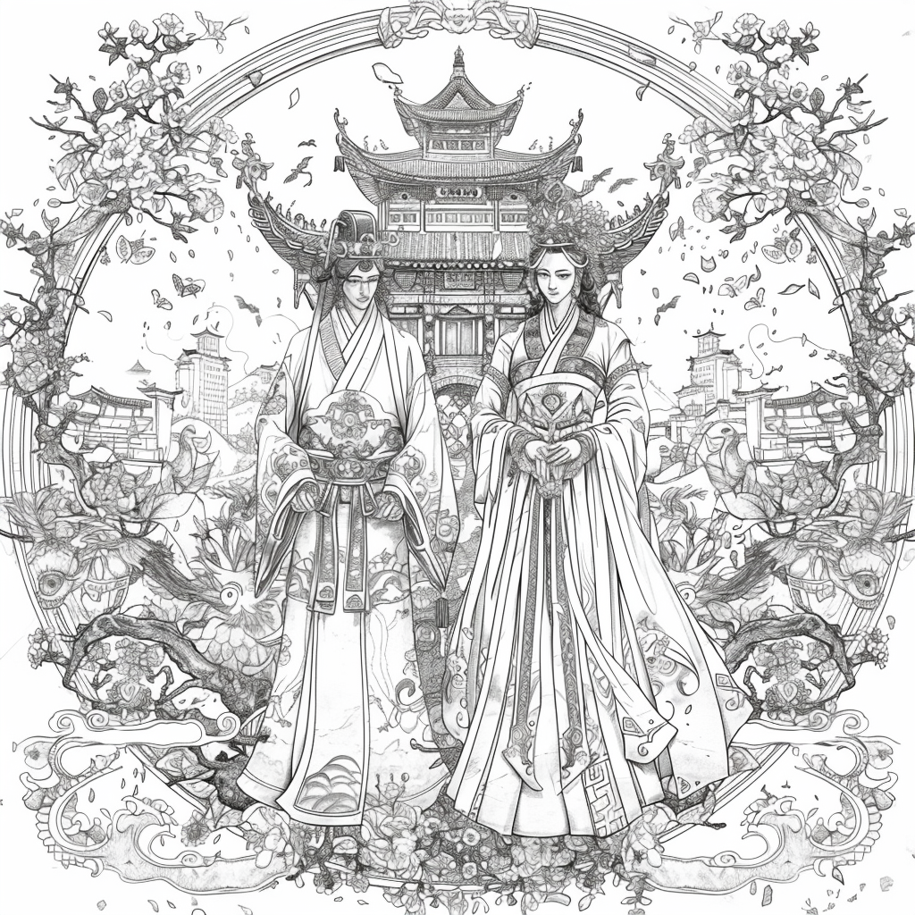 Imperial Lovers in a Blossom Kingdom