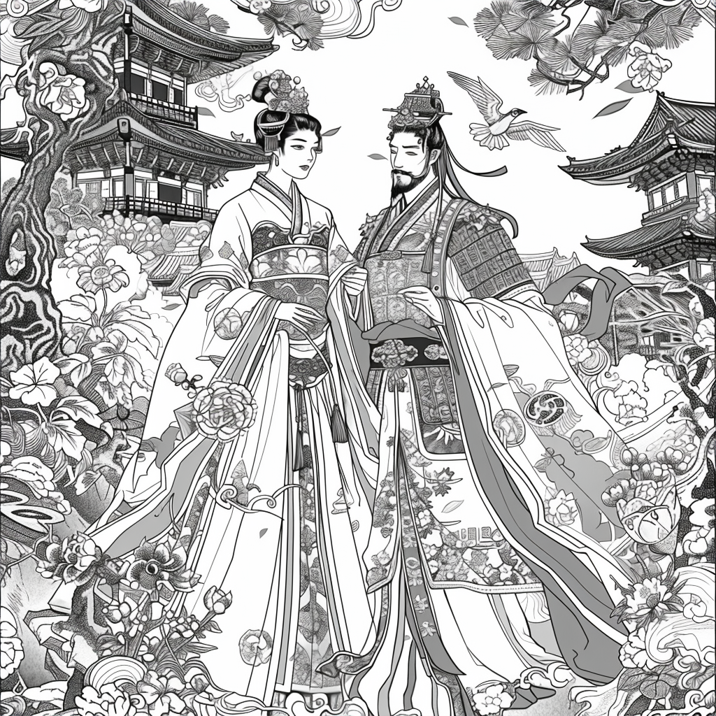 Imperial Lovers in a Blossom Kingdom